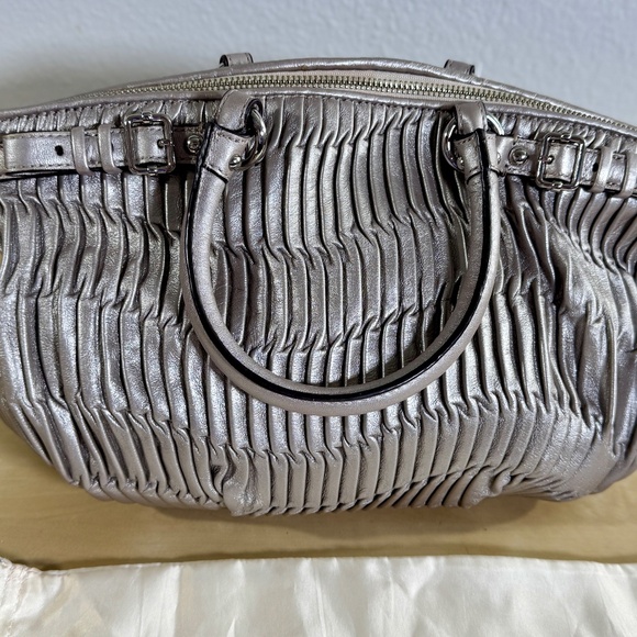 Coach Madison Sophia Gathered Leather Convertible Satchel - Picture 2 of 9